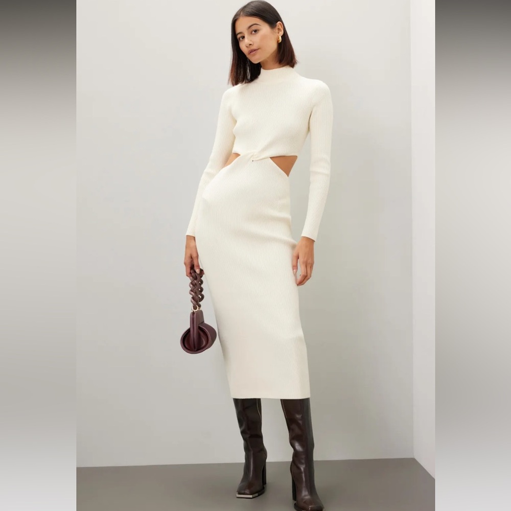 Ronny Kobo Collective
Mock Neck Sweater Dress